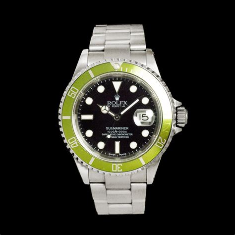 rolex 16610lv kermit|rolex kermit oyster 16610.